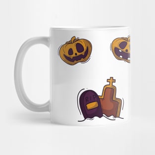 Spooky Halloween, Crazy Pumpkin and RIP Mug